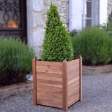 Manhattan Tall Hardwood Planter